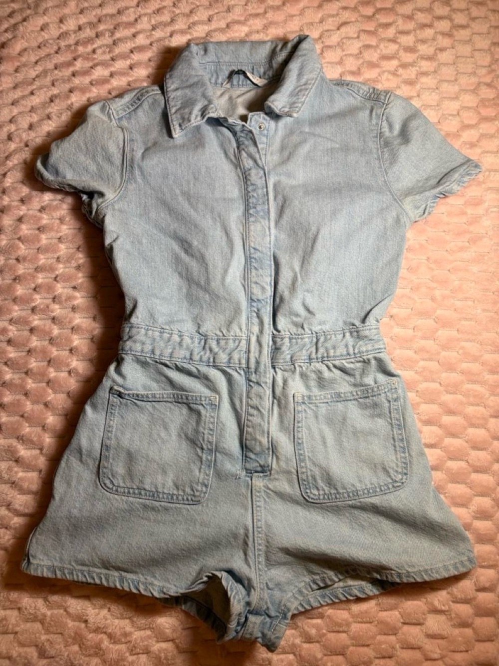 Zara Denim Romper